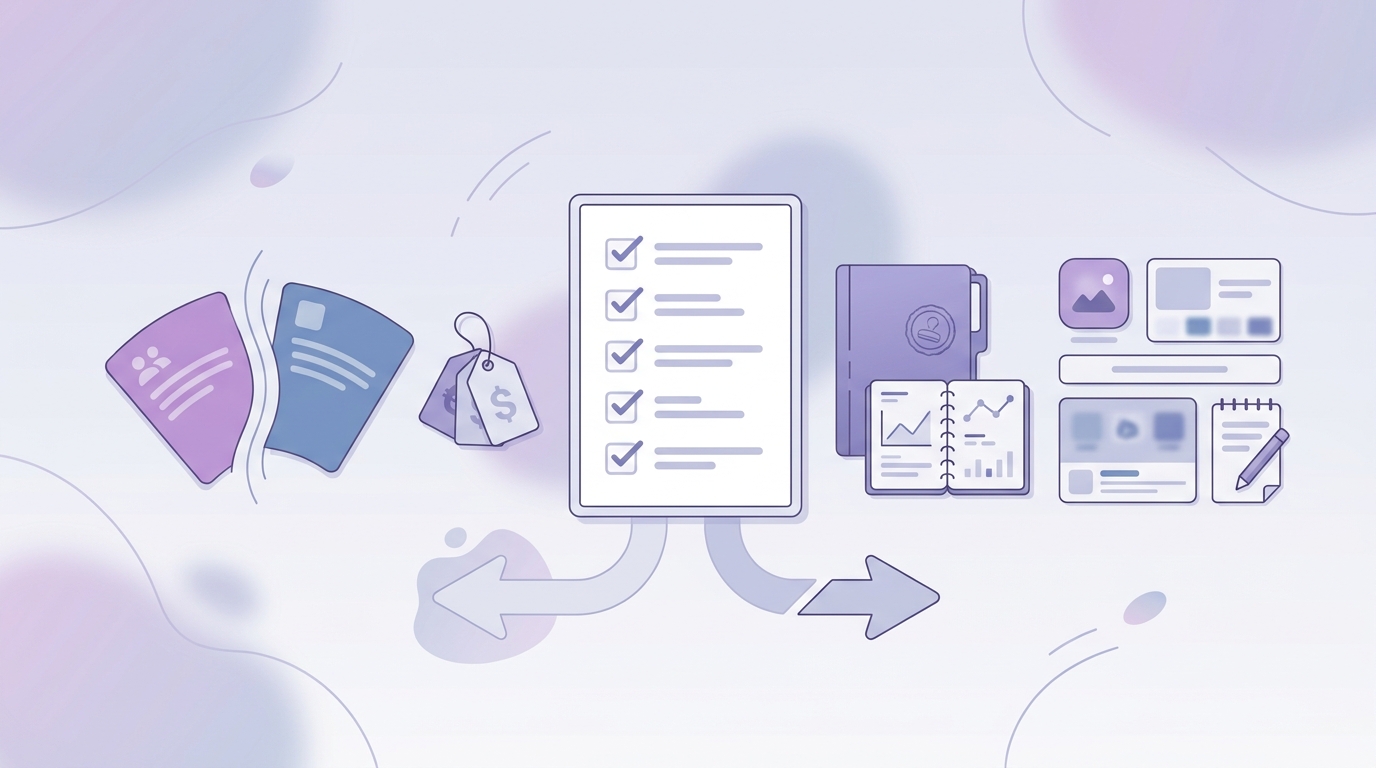 Checklist for deciding and preparing the first app store launch, including audience, pricing, policy, analytics, and store assets.