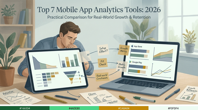 Top 7 Mobile App Analytics Tools Ranked for 2026