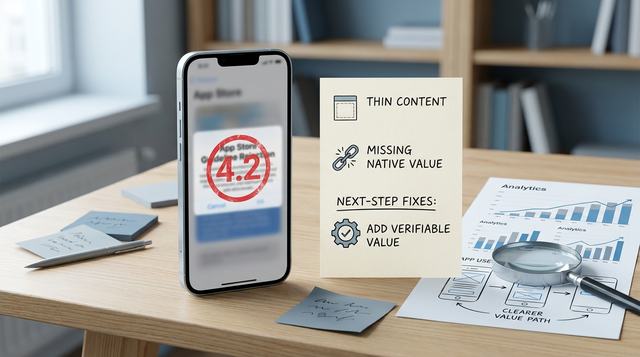 How to Fix App Store Guideline 4.2 Minimum Functionality Rejection How to Fix App Store Guideline 4.2 Minimum Functionality Rejection