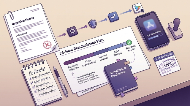 24-Hour Google Play Resubmission Checklist 24-Hour Google Play Resubmission Checklist