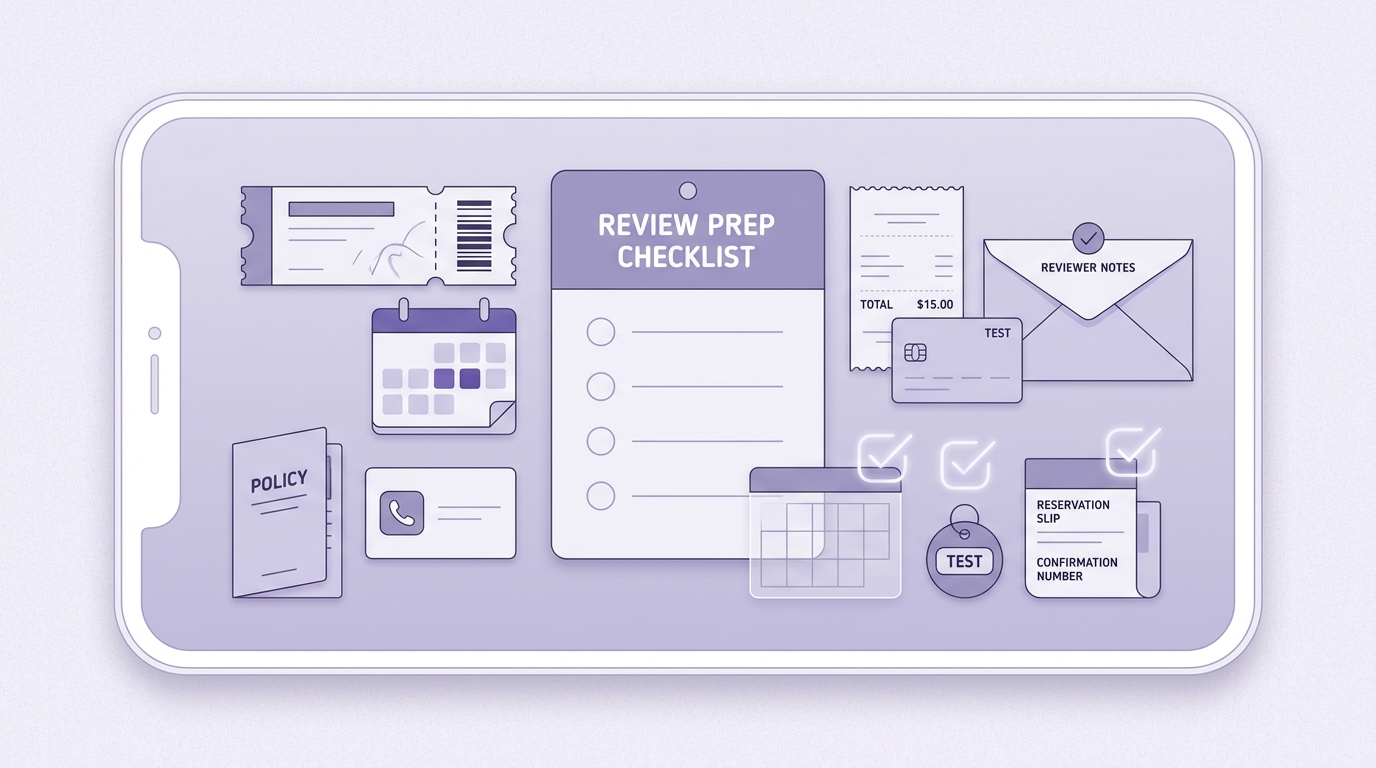 Checklist for pre-submission App Store review readiness in a booking app Checklist for pre-submission App Store review readiness in a booking app